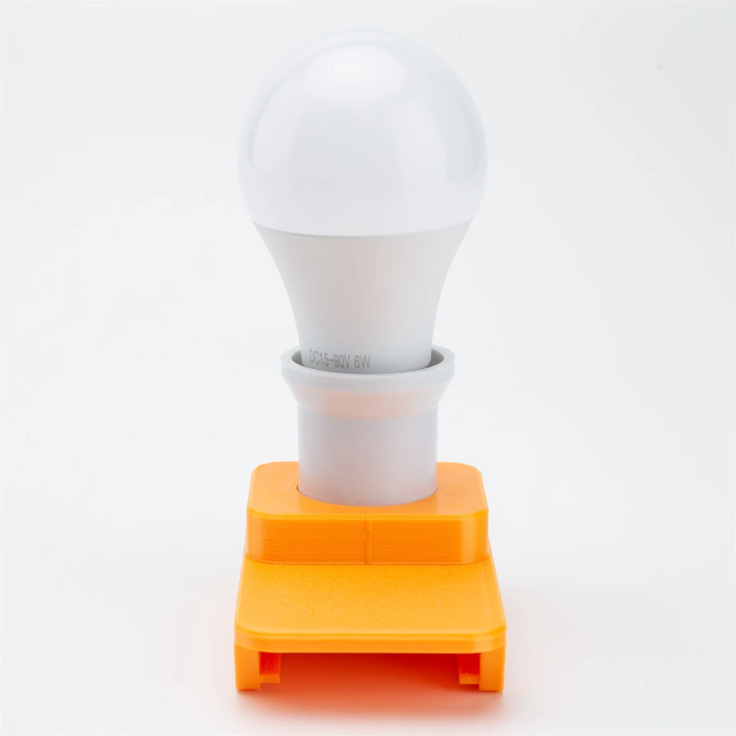 E27 Glühbirne Lampe LED Arbeitslicht für DeWalt/Milwaukee/Roybi 18V BLACK+DECKER 20V Lithium-Batterie Notbeleuchtung (KEINE Batterie) – Detail 1