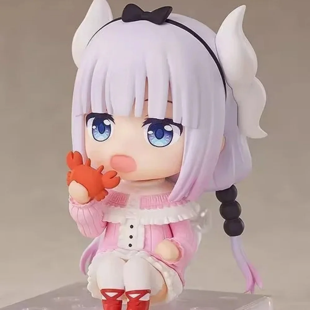 

Anime Character Miss Kobayashi'S Dragon Maid Figurine, Q-Version Beautiful Girl Movable Doll Model Desktop Ornament Gift
