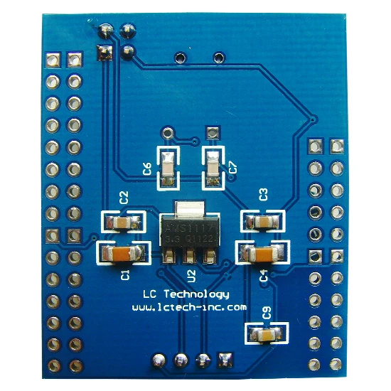 Desarrollo STM8S207RBT6, placa central STM8S