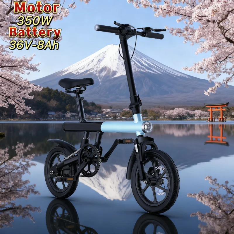 

14-inch MINI electric bicycle available in various colors Electric bicycle 350W motor 36V 8AH battery Electric bicycle
