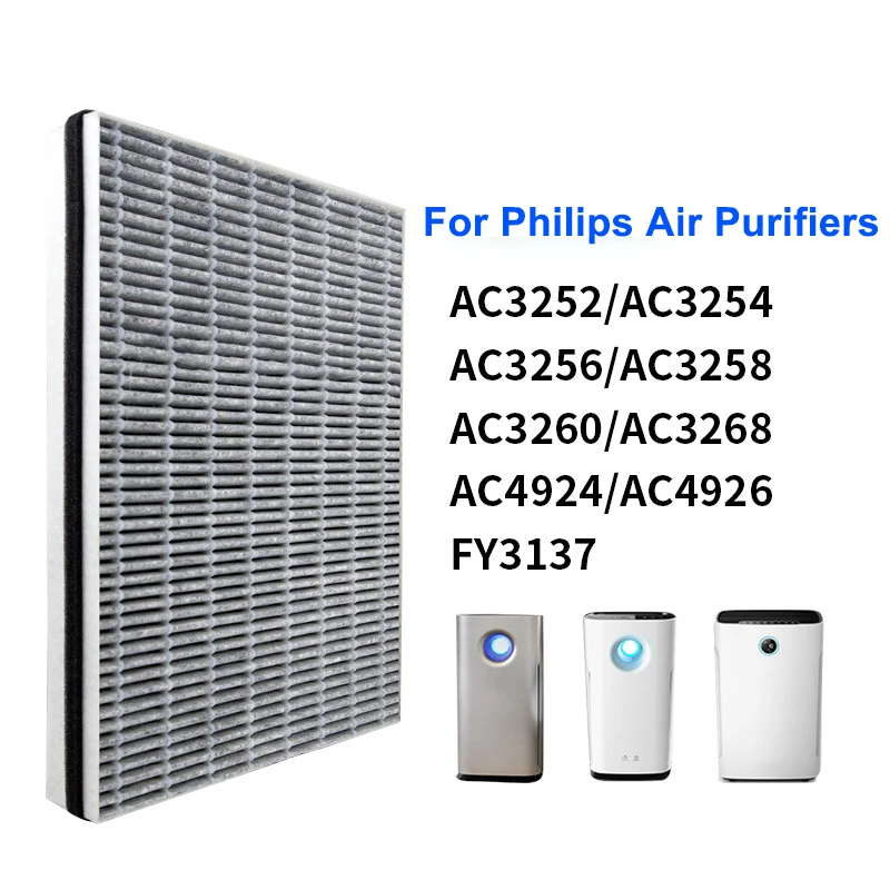 

Activated Carbon Replacement Filter For Philips FY3047 Air Purifier True HEPA High-Efficiency Activated Carbon Filter AC4372