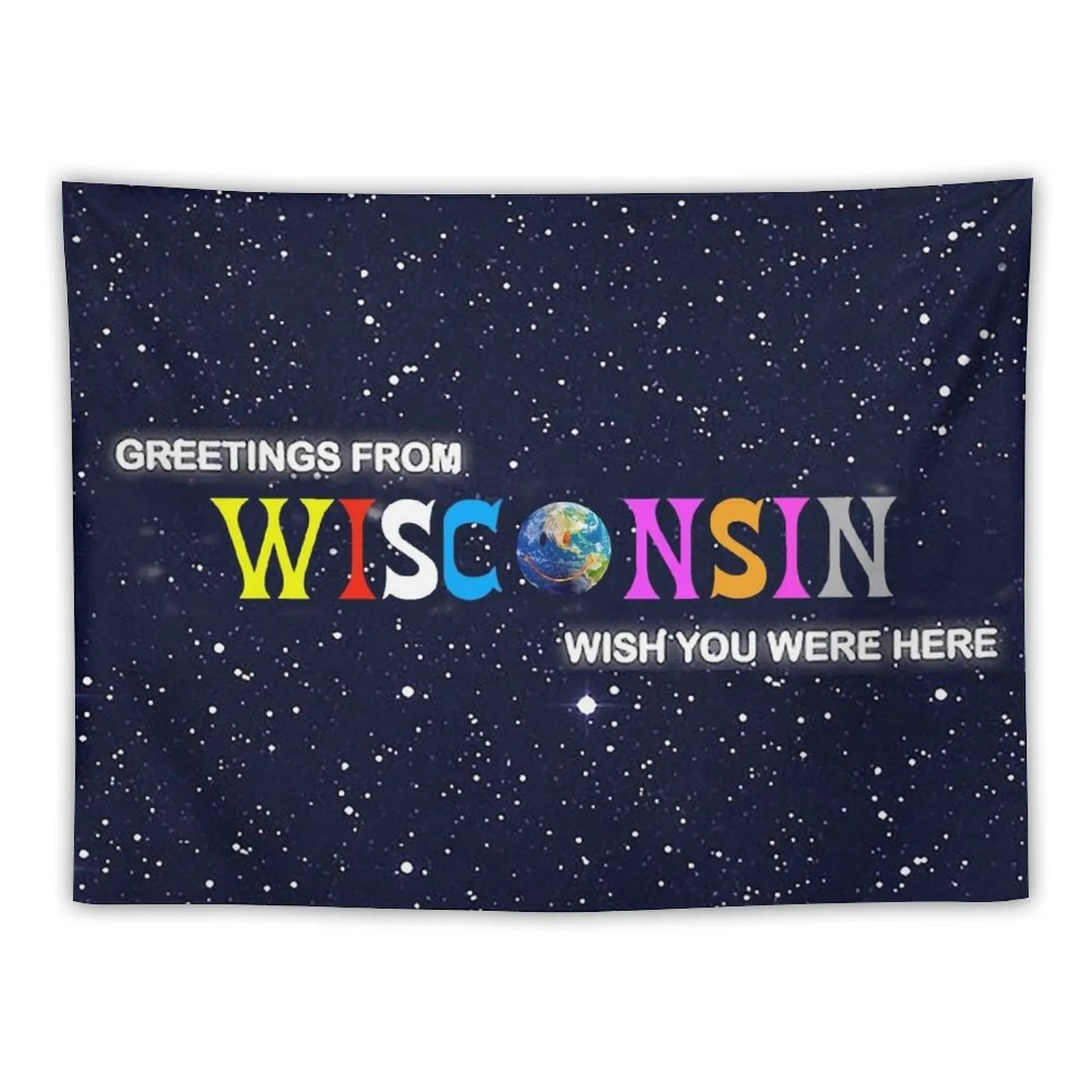 Greetings from Wisconsin - Astroworld Tapestry Bedroom Decorations Home Decorations Bedroom Decor Tapestry