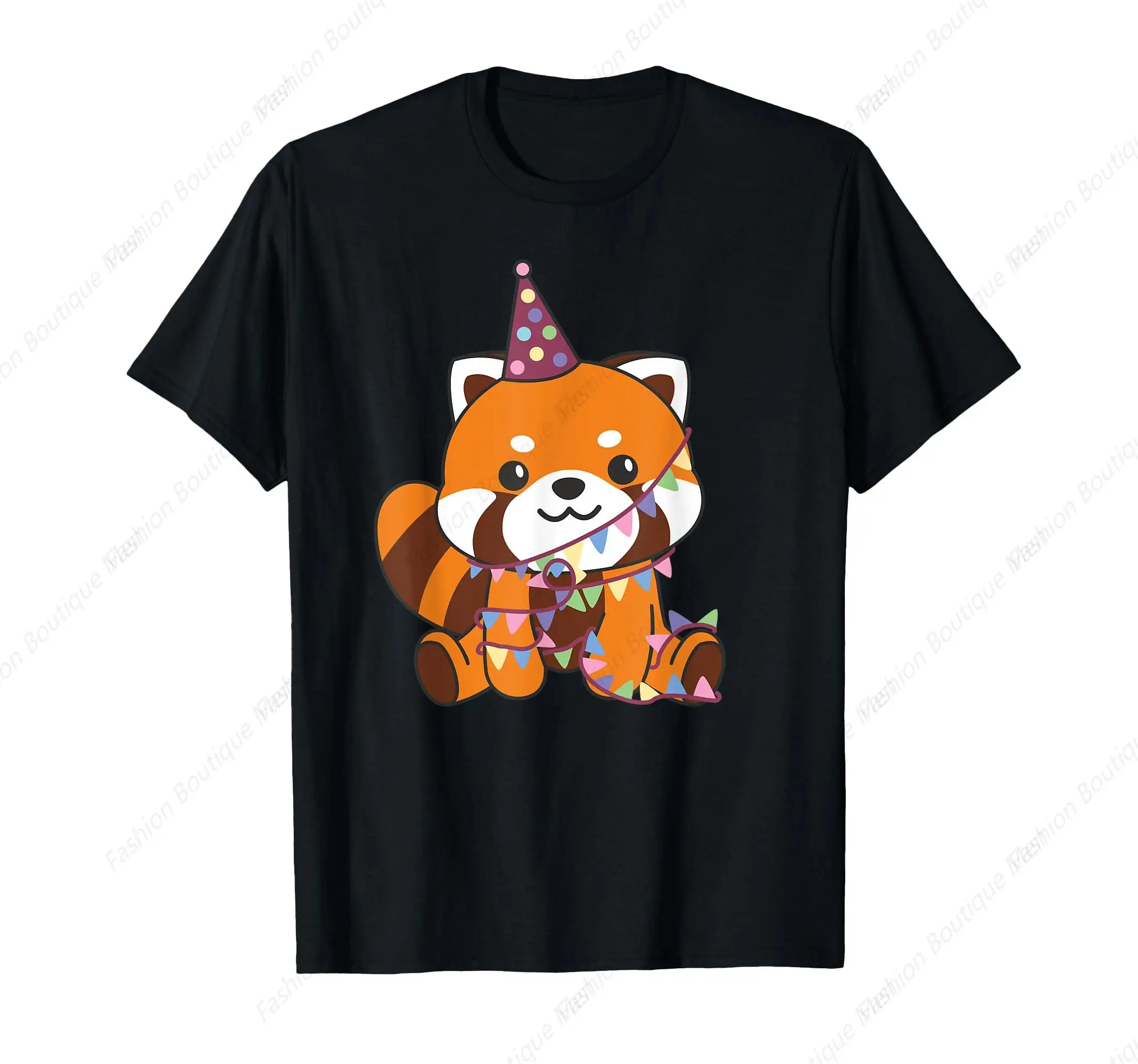Panda Birthday for Birthday Cute Panda T-Shirt Cotton shirt Street-wear Graphic Tees