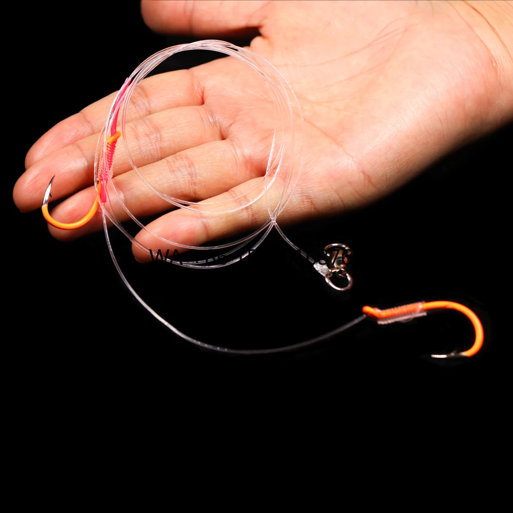 

Wholesale Manufacturer Saltwater Fishing Snapper Fish Snelled Rigs Double Fishing Hooks Sabiki Rigs for Sea Fishing