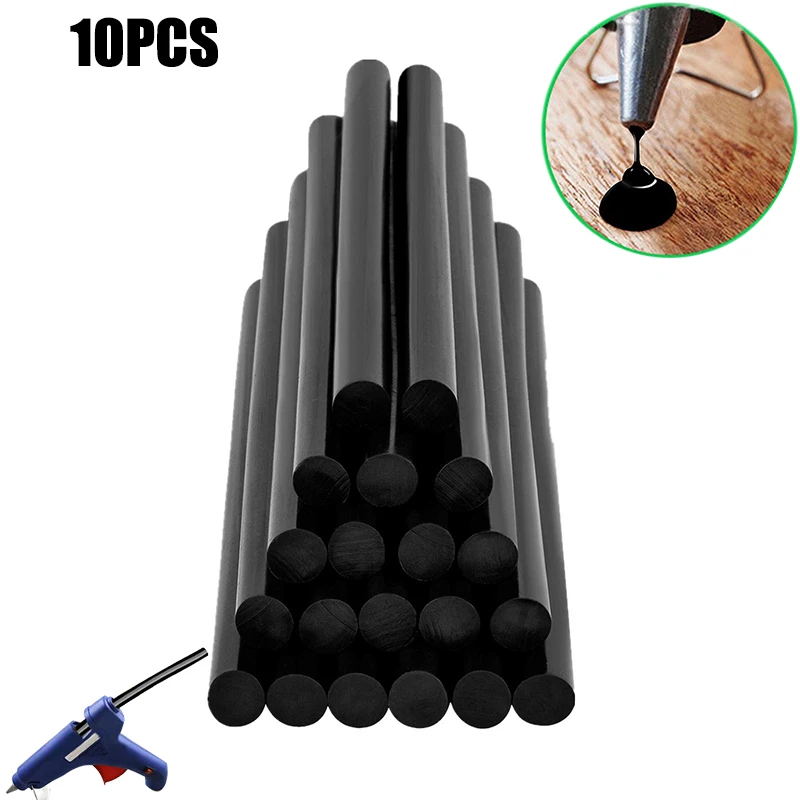 Paintless Dent Repair Hot Melt Glue Sticks 7mm Black High Bond Adhesive for Car Dent Removal & Home DIY Repairs