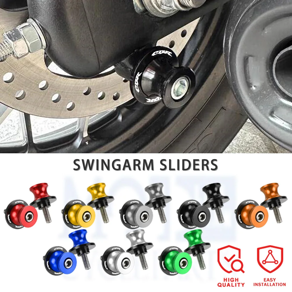 

Motorcycle 8mm Swingarm Sliders Spools Stand Slider For HONDA CBR600RR CBR1000RR CBR 600 1000 RR 2008 2009 2010 2011 2012 2013