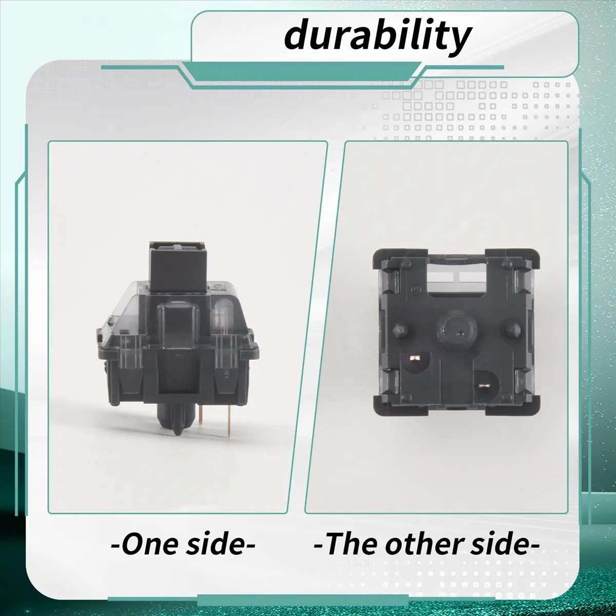 

Stable- 45Pcs V3 Pro Cream Black Switches 5 Pin 55gf Linear Switch with Dustproof Stem Compatible with MX Mechanical Keyboard