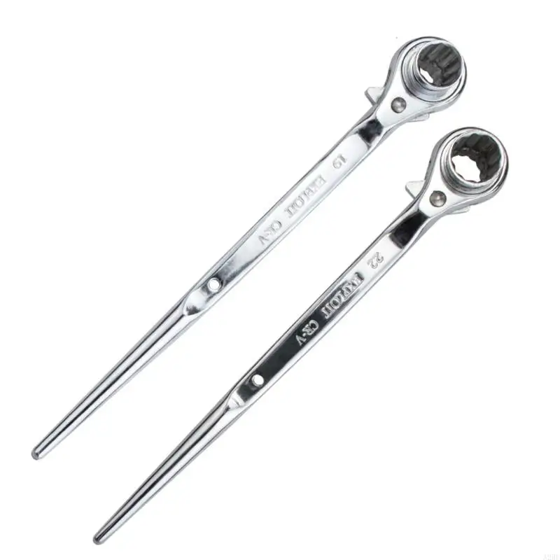 A2BE Professional Steel Ratchet Wrench Fast Action for 17-19mm/19-22mm Bolts For Mechanical Engineers Work Industrial Tasks