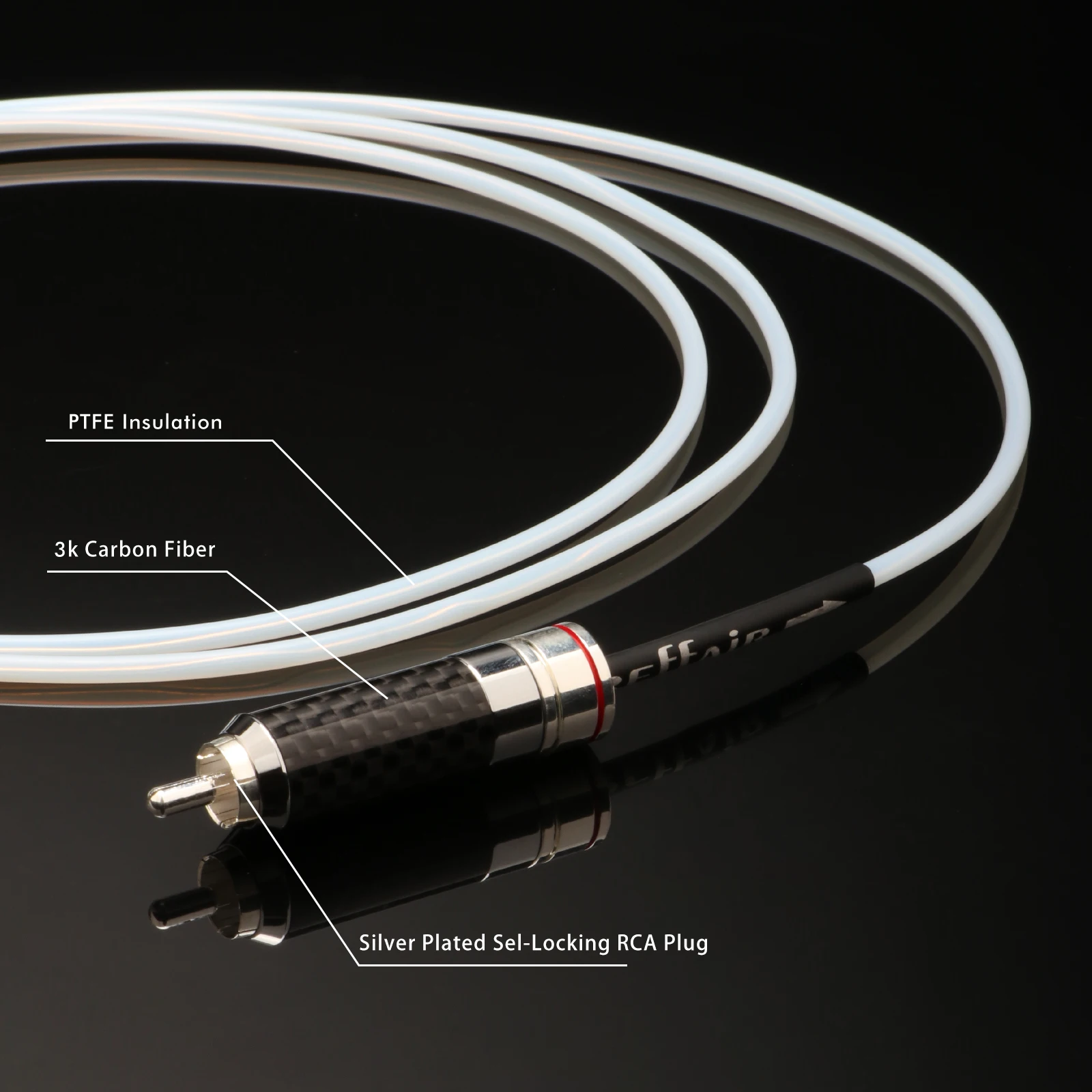 HIFI Pure Sterling Silver Ground Cable Banana To RCA Cable For GND Amplifier Decoder Speaker Audio Grounding Box Tuning Box