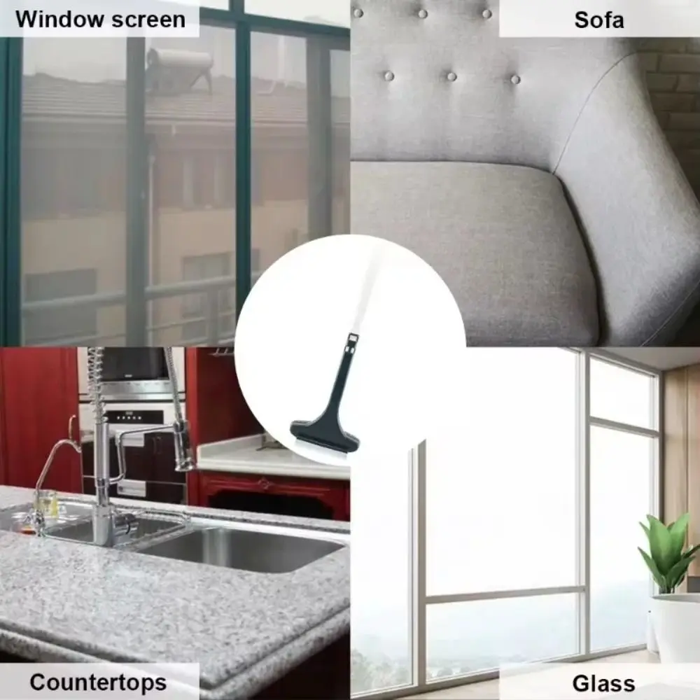 

Выдвижная щетка для чистки оконных экранов Эргономичный скребок Многофункциональная щетка для экрана Пятновыводитель влажной и сухой уборки