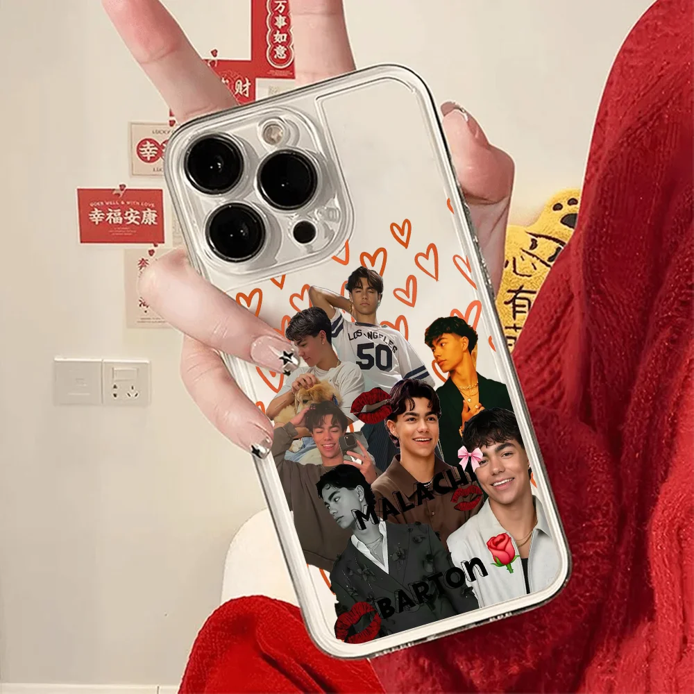 

American actor phone case FUNDA For Samsung Galaxy S25 Ultra S24 FE S23 S22 Plus Clear Shockproof Soft Bumper Malachi Barton