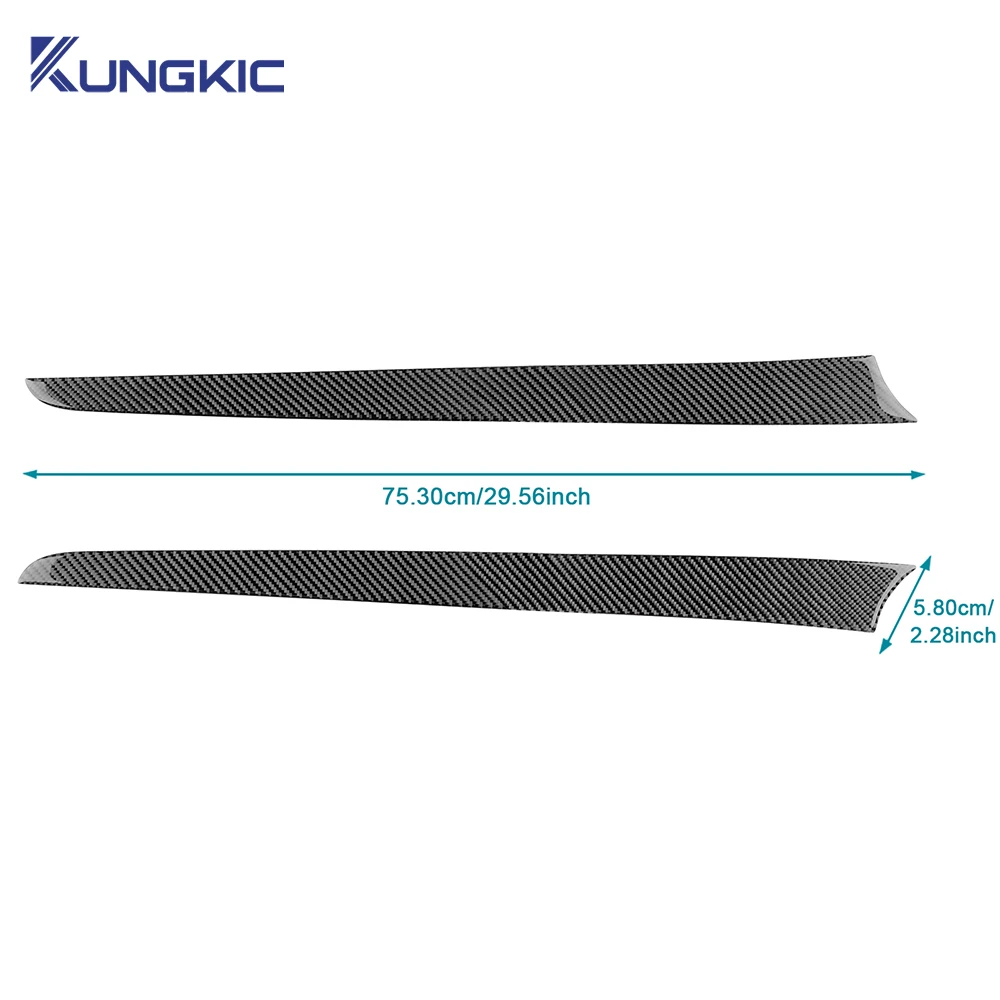 

Наклейка на переднюю дверь из настоящего мягкого углеродного волокна для Mitsubishi Outlander 3 2013 2014 2015 2016 2017 2018 2019 2020 2021 LHD RHD