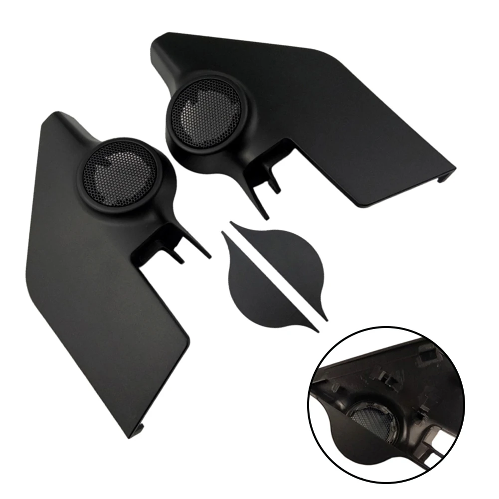 2pcs Car A-pillar Tweeter Cover For Nissan Sylphy For Sentra 2012-2019 Car Tweeter Refitting Audio Speaker Cover Boxes Mounts