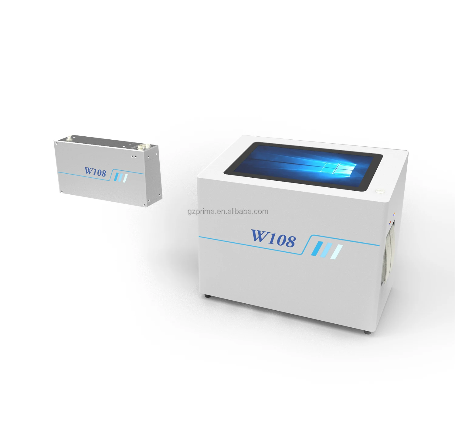 High Resolution Industrial TIJ Inkjet Printer Large 108mm Character Eco-Solvent For Continuous Wall Cardboard Printing