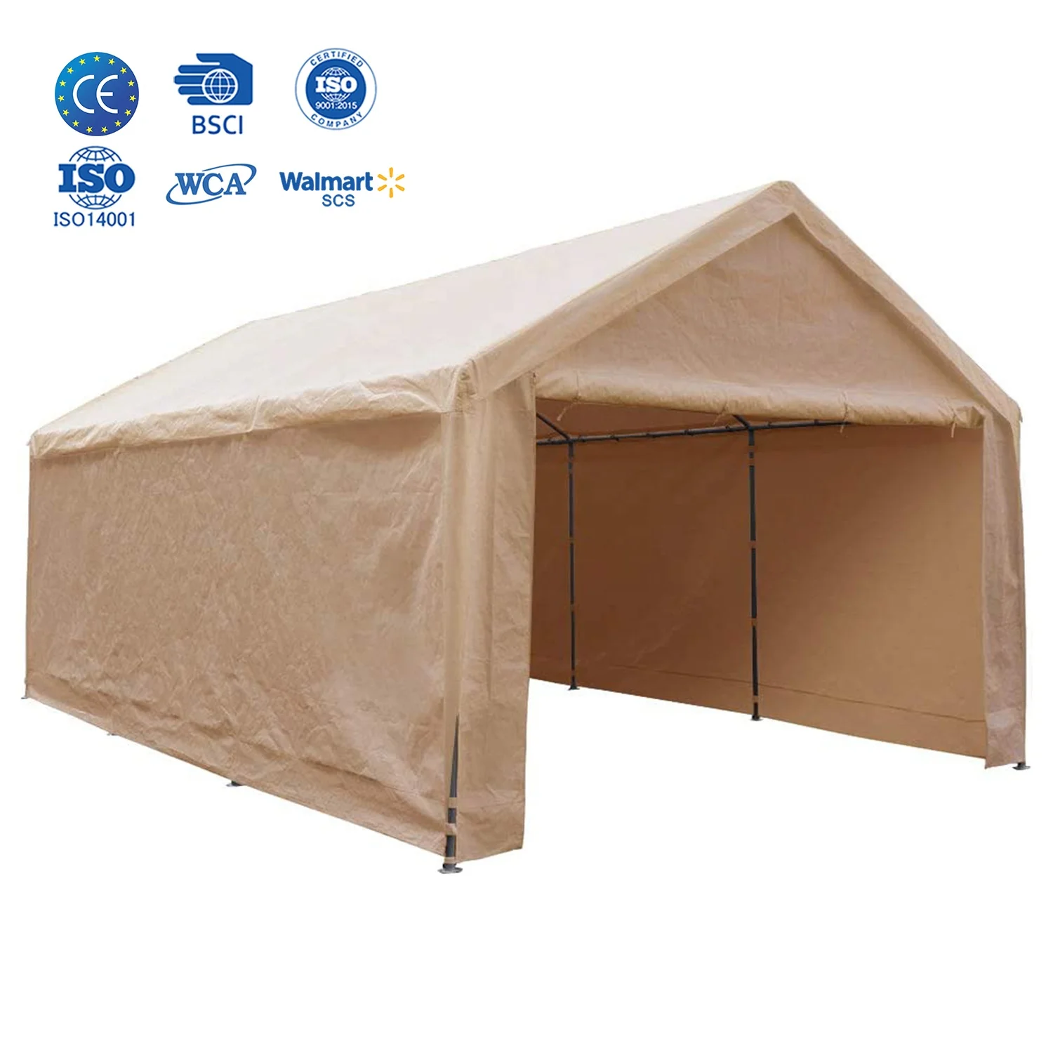 

Patio Car Canopy Heavy Duty Carport Car Boat Party Wedding Market Stall Canopy Tent Portable Garage Extra Large