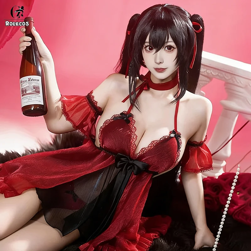 ROLECOS Game Azur Lane IJN Taihou Cosplay Costume Nightgown Roleplay Women Sexy Dress Halloween Party Carnival Uniform view 3