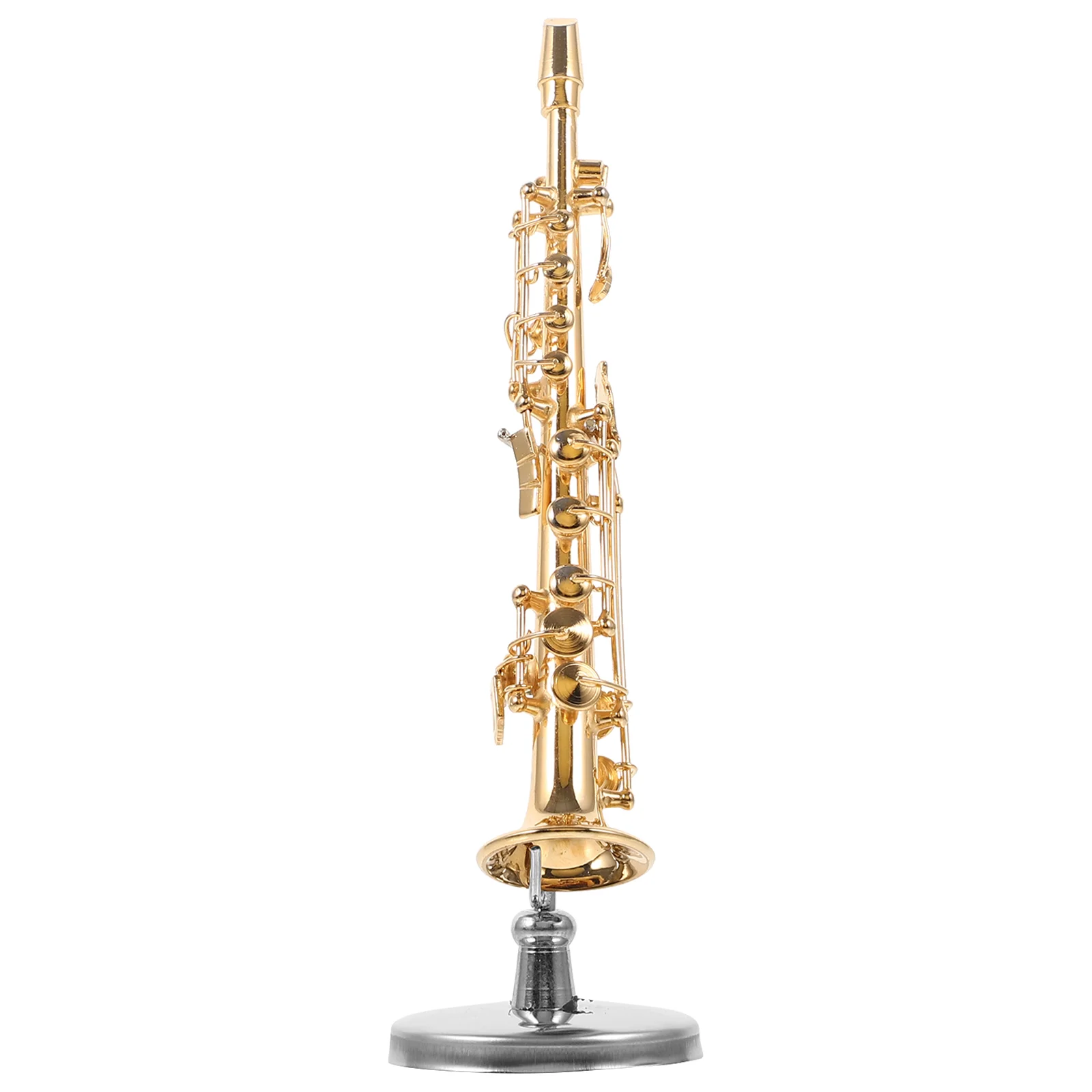 Miniature Sax Toy Saxophone Wind Instruments Horn Musical Simulated Model House