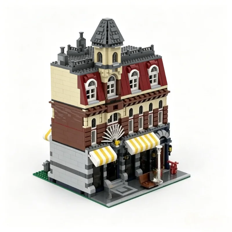2335 PCS Café Non-Corner MOC Customize Modular Building Blocks Model Custom Puzzle DIY Assembly Creative Educational Toy Gifts