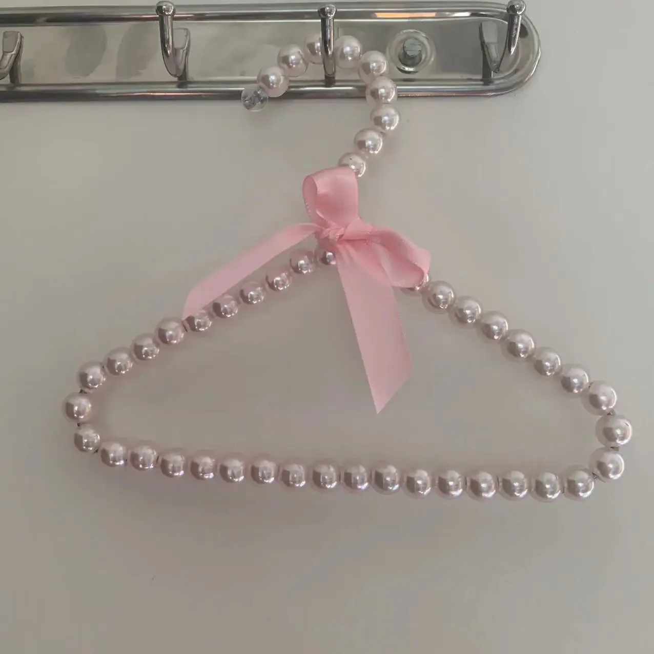 Dog Clothes Girl Heart Pearl Hanger Shelf Cat Clothes Pet Supplies Hanger Dog Accessories for Small Dogs Pets Accessories