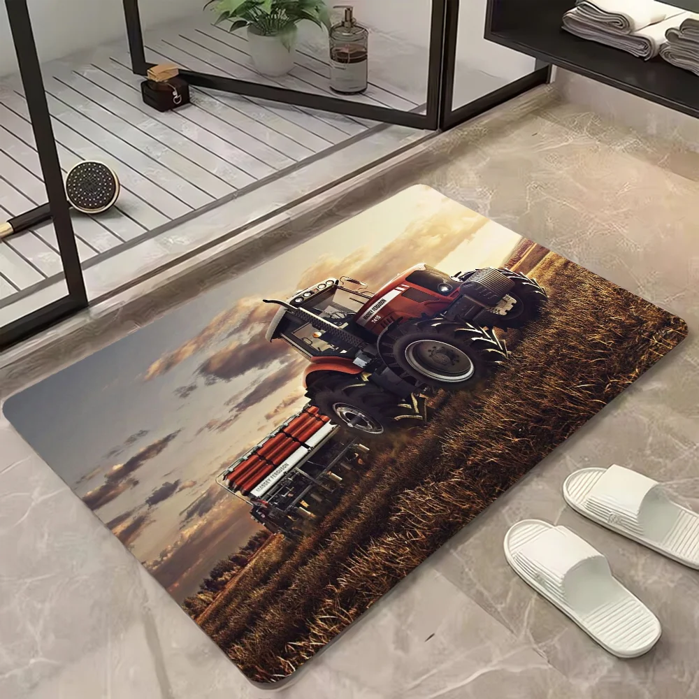 M-Massey Ferguson Foot Mat Home Decorations Outdoor Entrance Doormat Carpet for Bed Room Mats Prayer Rug Balcony Rugs Bath Door