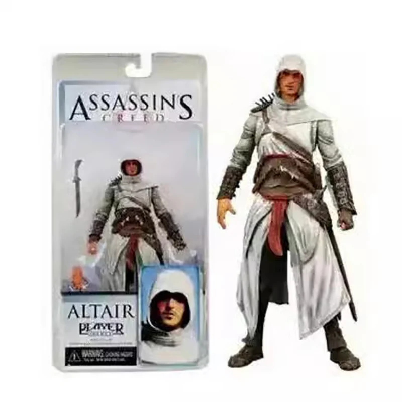 Game Assassin'S Creed Character Assassin Master Altair Ezio  Movable Joint 7 Inches Model Desktop Collection Decoration Toy Gift