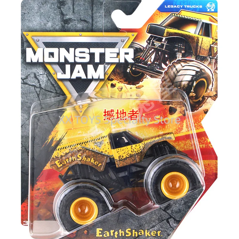 Monster Jam Monster Truck Schaal 1:64 Gegoten Voertuig Sparkle Smash Thunderroarus Monster Truck Jongens Off-Road Racing Collectible