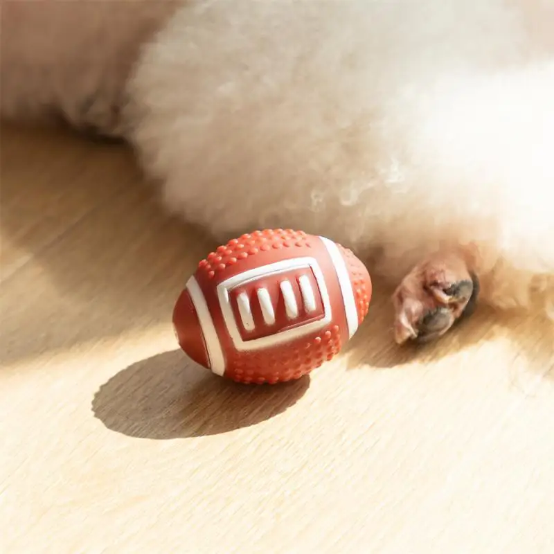 Pet Toys Safe Printing High Elasticity 5cm Latexdoll Cotton Pet Balls Accessories Training Pet Teeth Toy Tooth Cleaning Ball