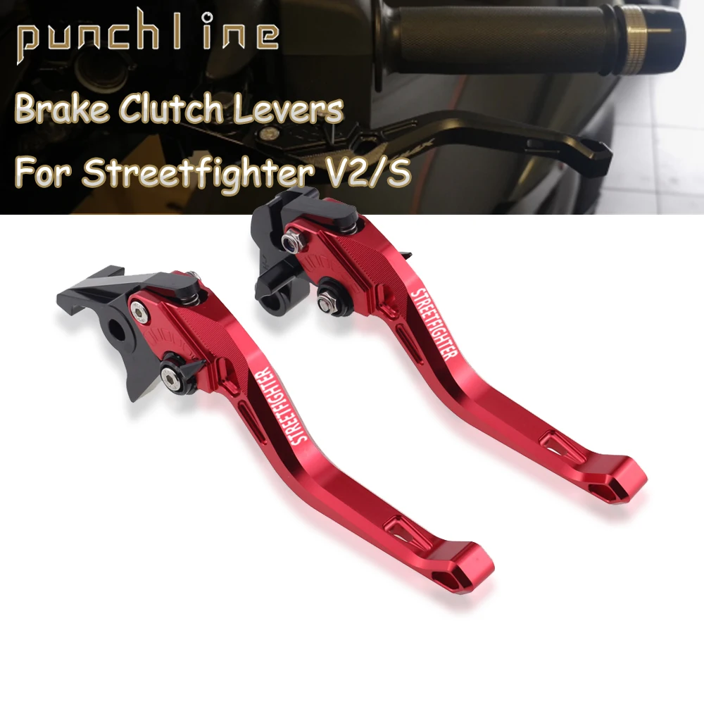 

Fit Streetfighter V 2 V2S Streetfighter V4S V 4 20-22 Brake Handles For STREETFIGHTER 1098 1098S 09-13 848 12-15 Clutch Levers