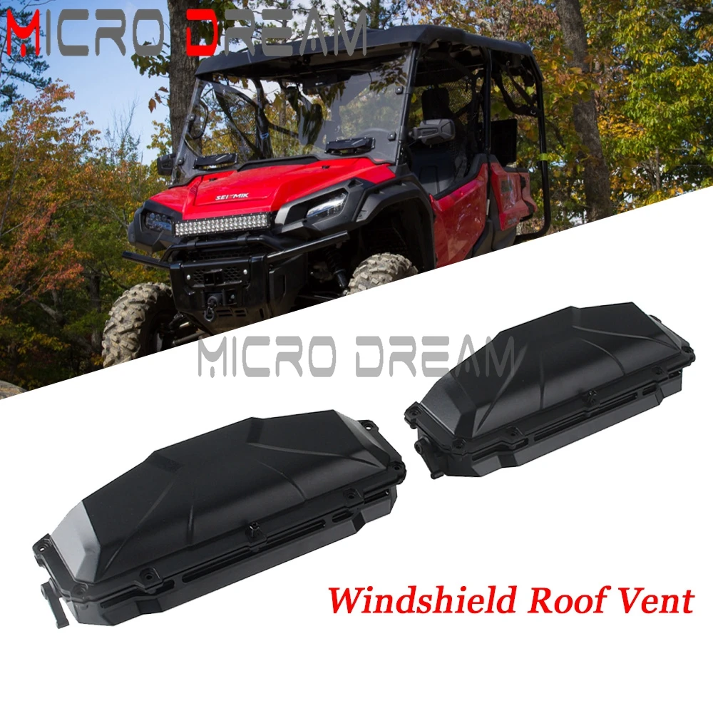 UTV Windshield Roof Vent Black For Can-Am X3 Commander Defender Maverick Trail/Sport Honda Pioneer 500/ 700 /1000 Honda Talon