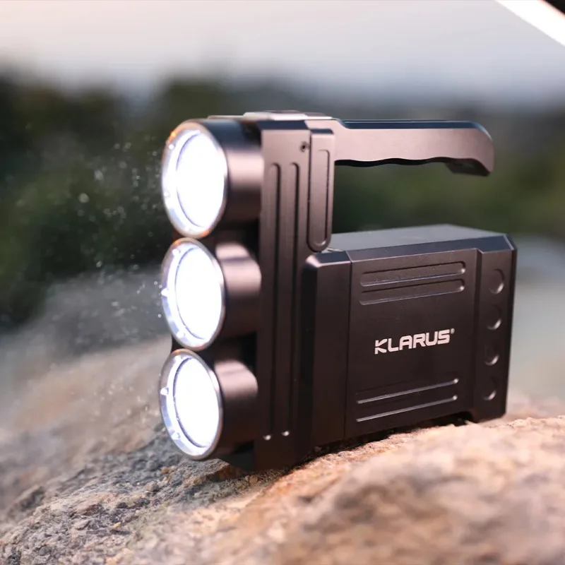 Wholesale LED Strong Light Flashlight Household Camping Emergency Charging Portable Patrol Camping Search Powerbank Flashlight