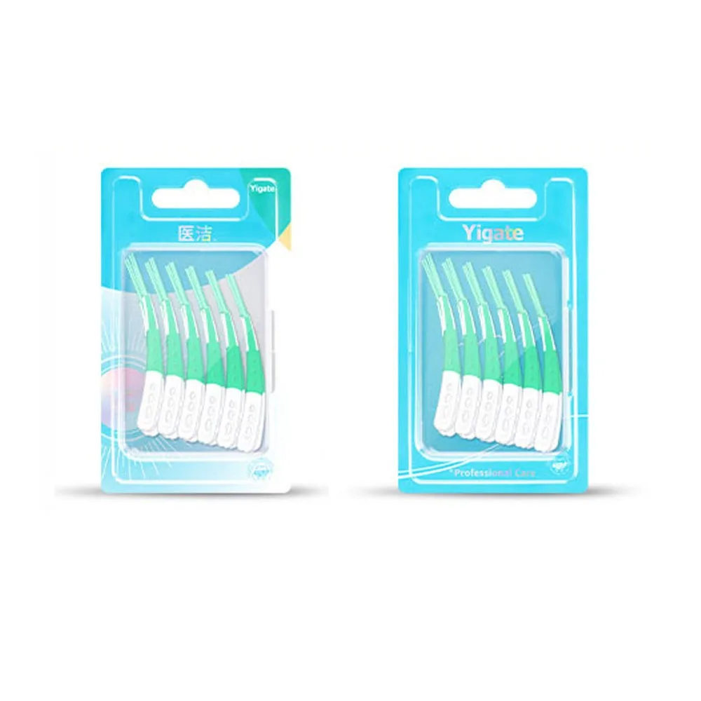 

60Pcs Inter-Dental Silicone Interdental Brush Tooth Cleaning Gingival Sensitivity Orthodontic Interdental brush Deep Cleaning