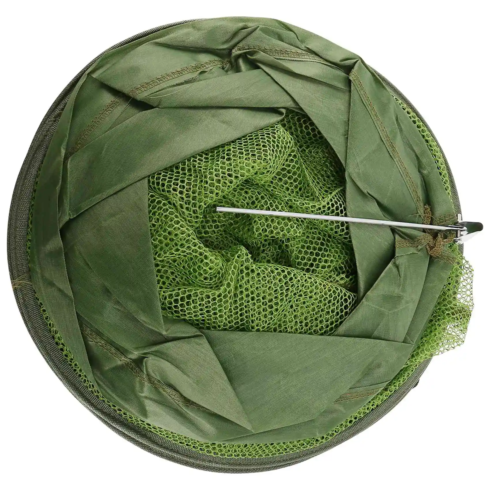 

5Layer Foldable Fishing Basket Dipped in Net Fishing Cage to Keep Fish Alive in the Water Fishing Accessories Small