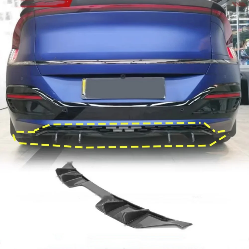 

Задний спойлер из углеродного волокна для Kia EV6 GT-Line 2022, модифицированная нижняя часть подбородка, автоаксессуары