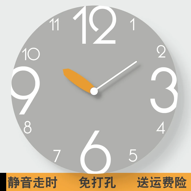 

Metal Battery Wooden Large Clock Modern Retro LED Room Living Wall Kitchen Vintage Bedroom Decorative Industrial Silent Digital