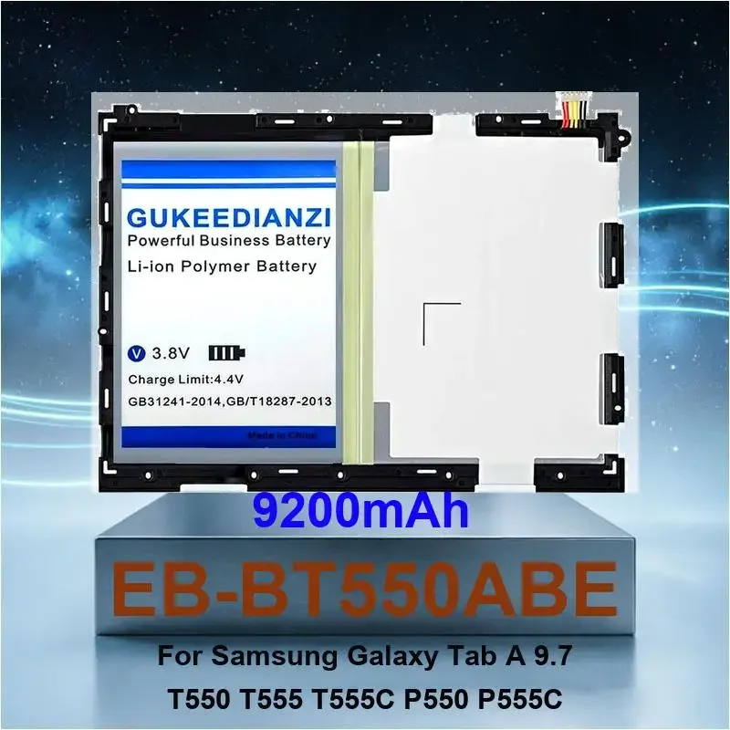 Аккумулятор для Samsung Galaxy Tab A 9.7 T550 T555 T555C P550 P555C S7 11 SM-T875 Note Pro 12.2 SM P900 P901 P905 T9500C T9500E