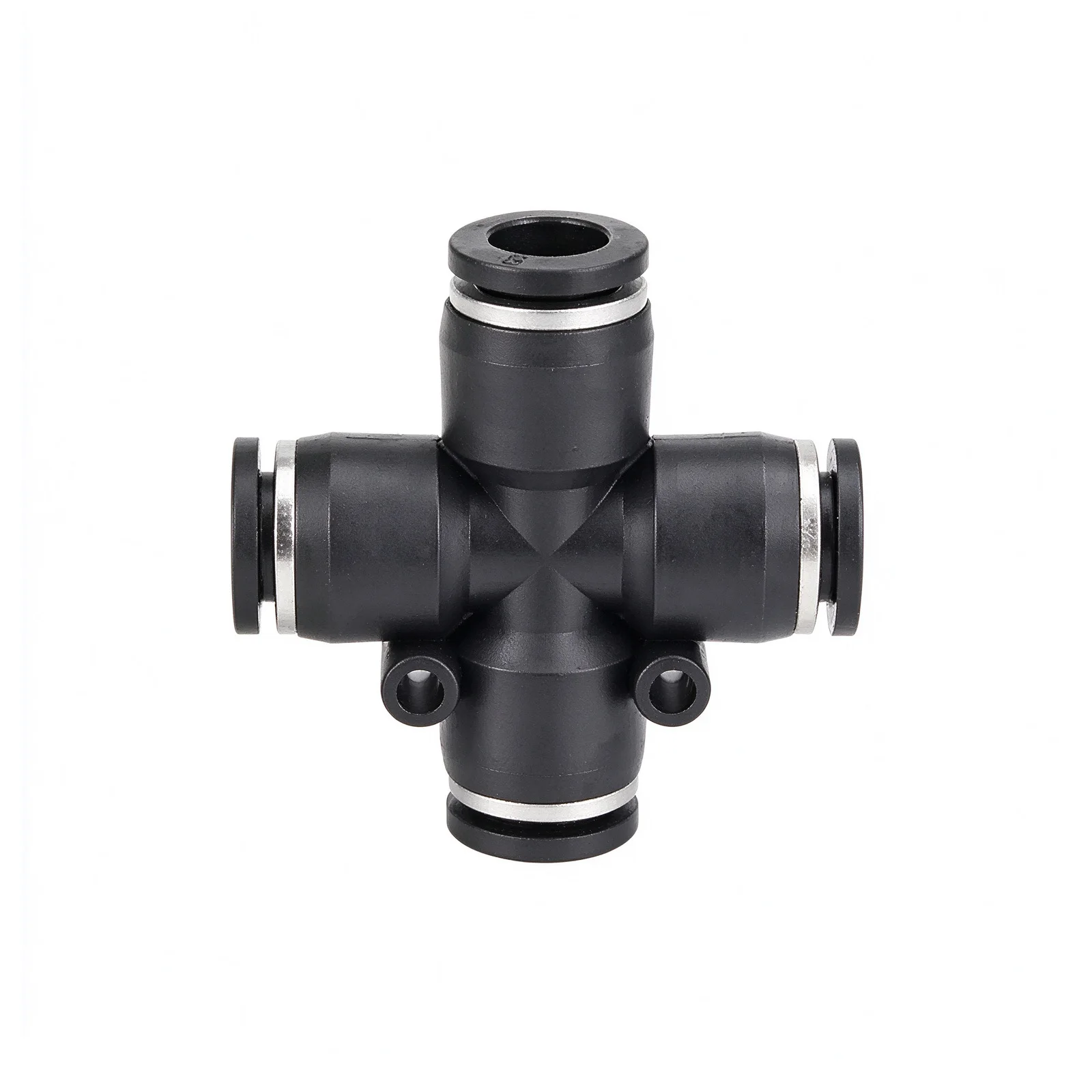 PZA4 PZA6 PZA8 PZA10 PZA12 Union Cross Pneumatic Fitting 4-Way Air Pipe Quick Push In Connector for PU Tube