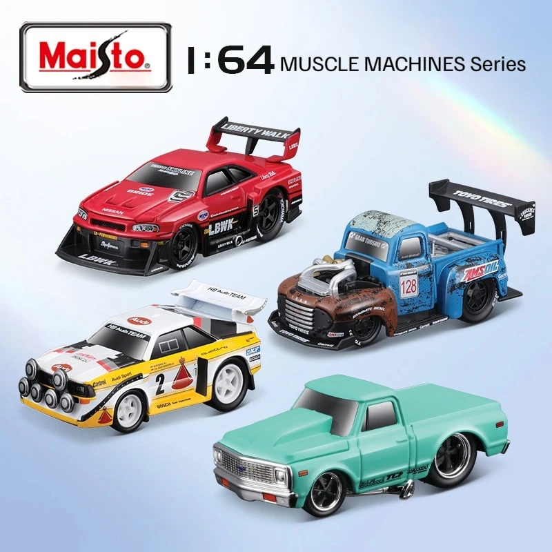 Maisto 1:64 Metall Auto Modell Legierung Auto Modell Muskel auto Modell Ford Nissan Ferrari Sammlung spielen Fahrzeuge Kinder Spielzeug Geschenk