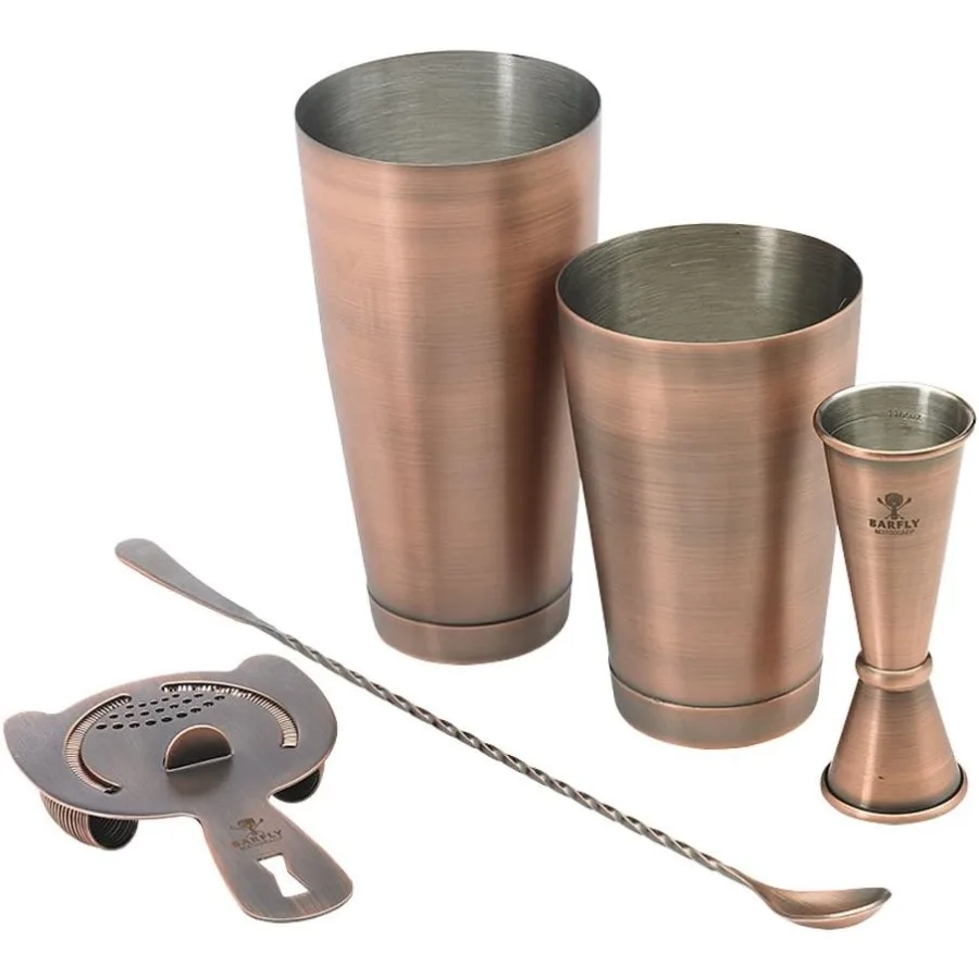 

Basic Bar Set, Antique Copper, 5-Piece