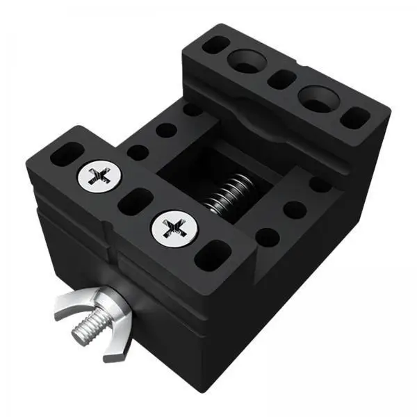 Portable Mini Table Vice Clamp ABS Material Adjustable Jaws Bench Vise for Model Building Watch Maintenance and Polishing