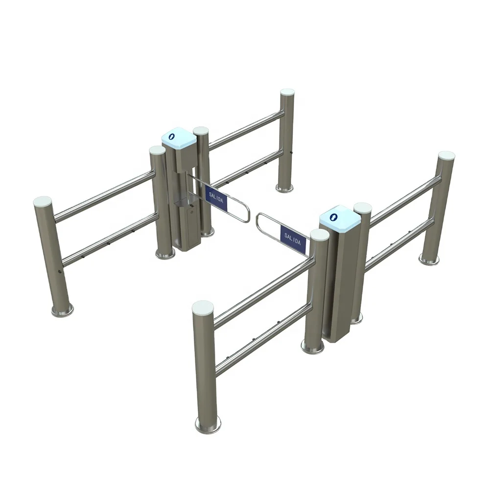 

Supermarket Entrance Safety Machine Swing Turnstile Mechanical Stainless Steel 304 Dust Proof Double