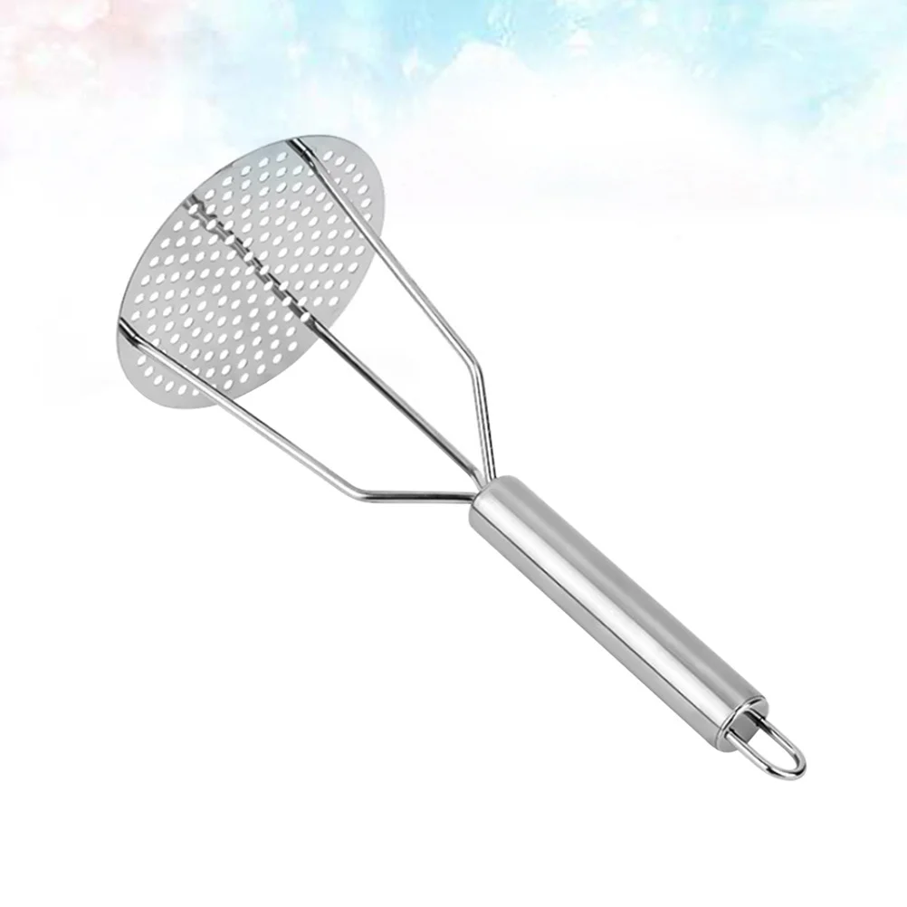 

2Pcs Potato Masher Stainless Steel Heavy Duty Kitchen Utensil for Mashed Potatoes Vegetables Fruits Press Tool Easy Clean Non