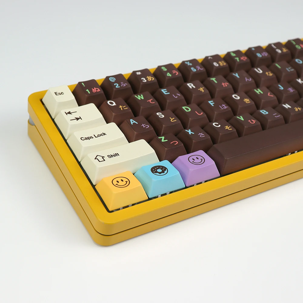 

Колпачок для клавиш с пончиком послеобеденного чая, PBT, пятисторонняя сублимация, оригинальная заводская адаптация «Разбувание/алиса» и другие механические клавиатуры