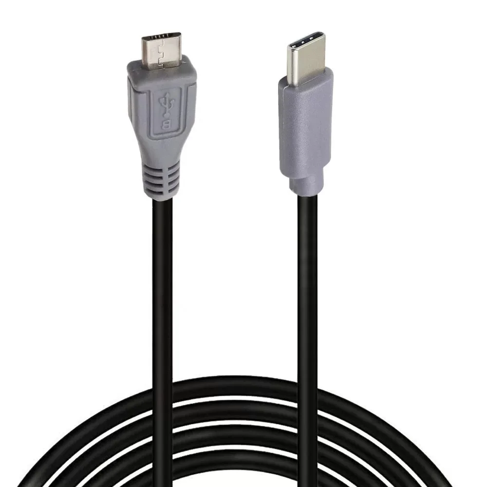 Type C to Micro USB B OTG Cable for DAC Portable Digital Audio Amplifier 20cm 50cm 100cm