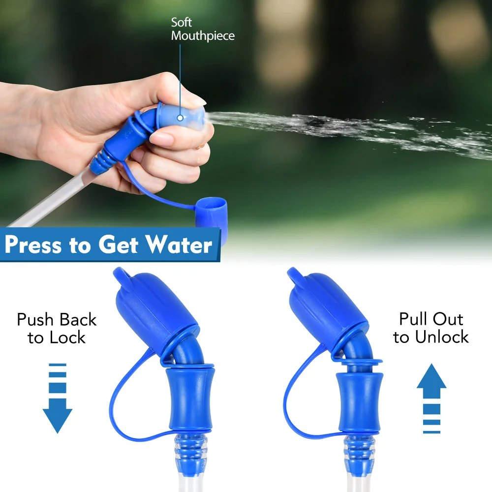 NEWBOLER 250 ml 500 ml Wasserflasche, TPU, faltbar, weiche Flasche, Sport-Wasserflasche, Wasserbeutel, zusammenklappbare Wasserflasche, Laufen, Camping – Detail 4