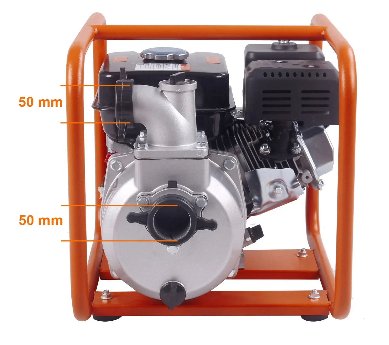 UNITEDPOWER 2.0 Inch Farm Irrigation Gasoline Petrol Engine 207CC High Pressure Double Impeller Water Pump For Garden