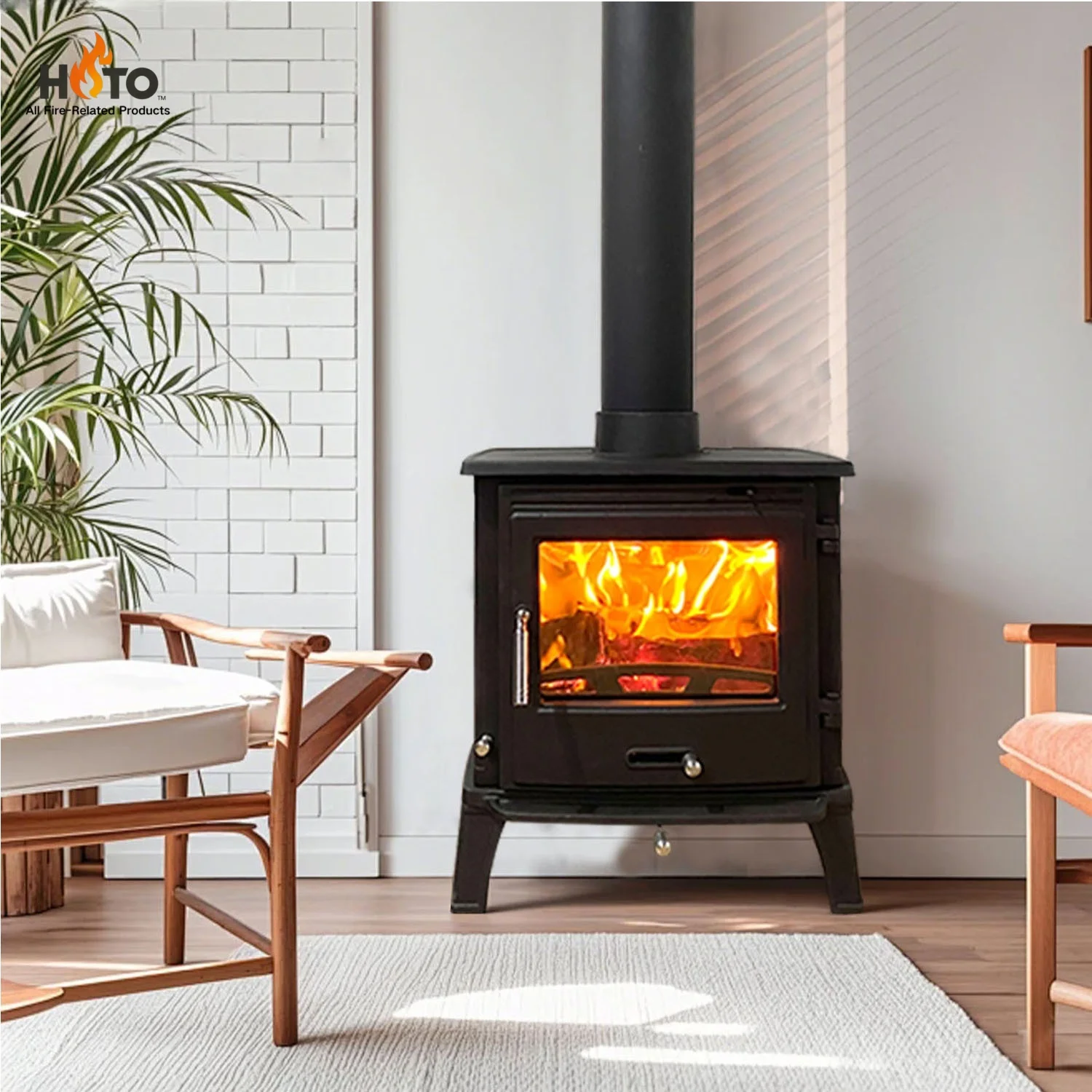 Premium Quality Wood Stove with High Heat Efficiency for Cozy Cabin or Home Heating Projects