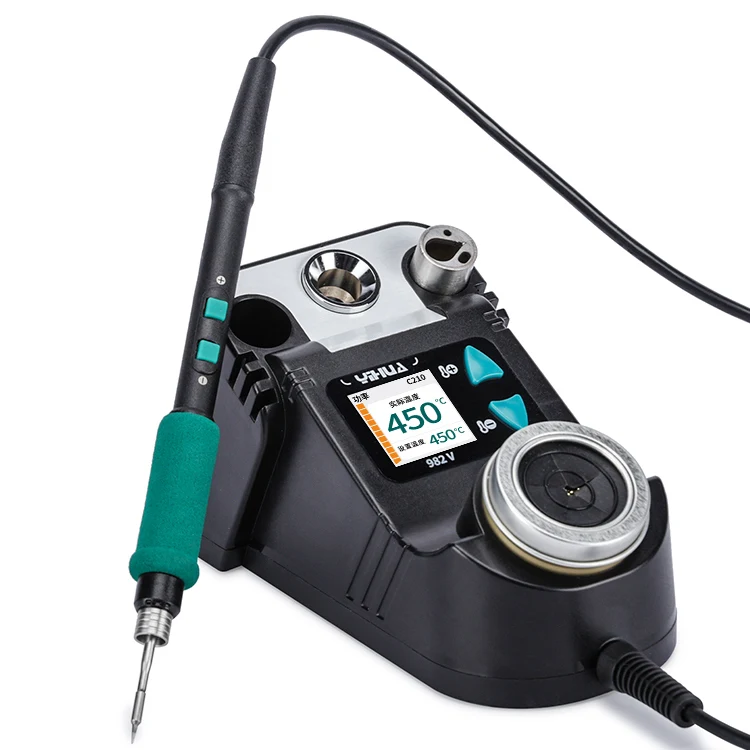 

Automatic Sleep Integrated Soldering Iron Universal C210 Soldering Iron Tip 982V Precision Soldering Station Portable