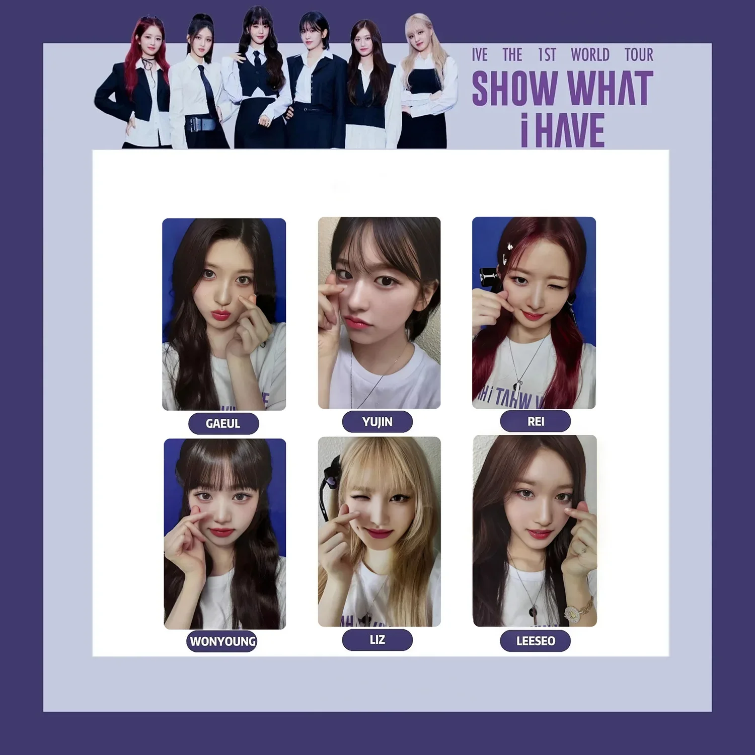 World Tour Concert Special Edition Card Small Card DVD Blu ray Commemorative Collection LEMO Card