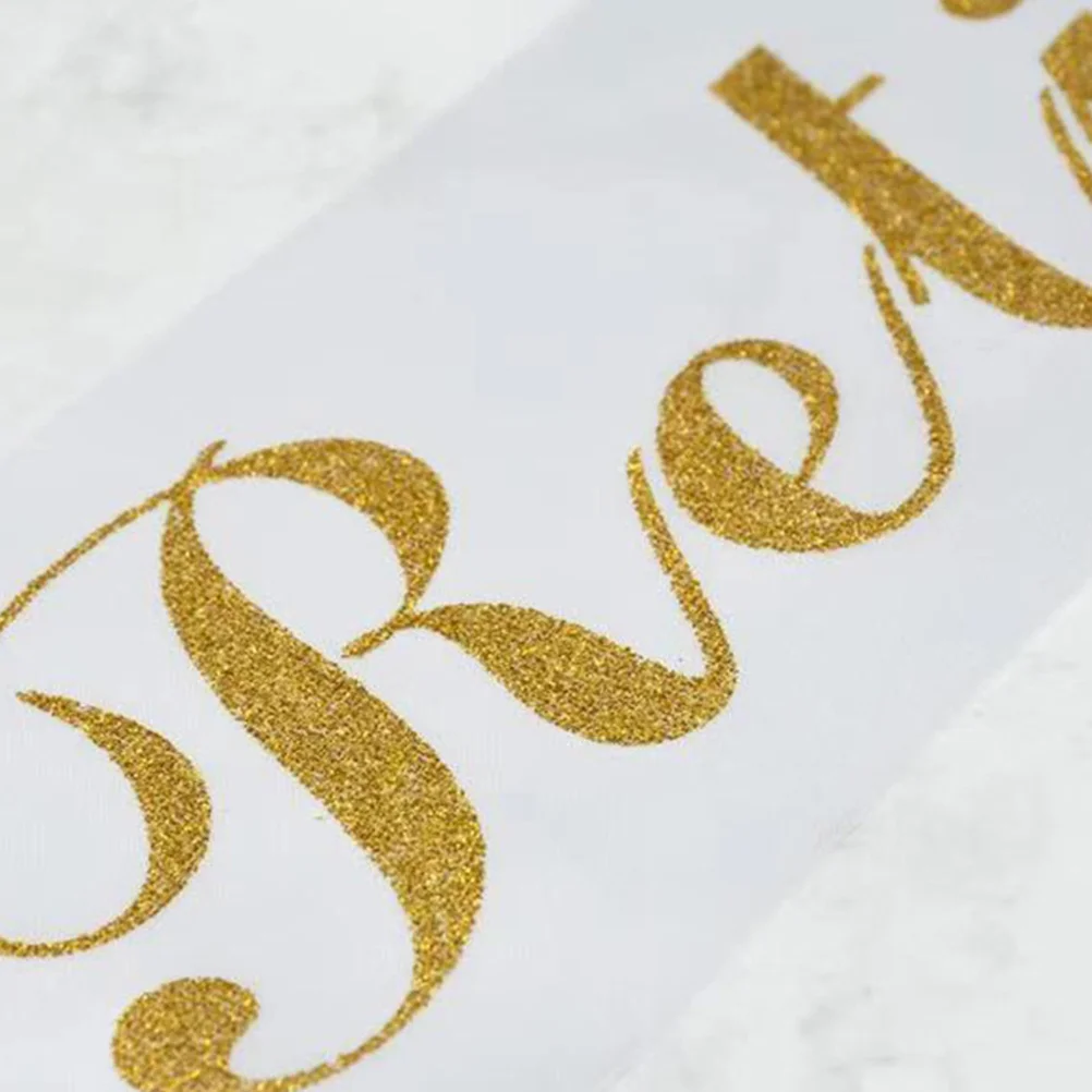 

1Set Women Sash and Crown Comfortable Lightweight Hairband Retired Party Decorations Sparkling Rhinestone