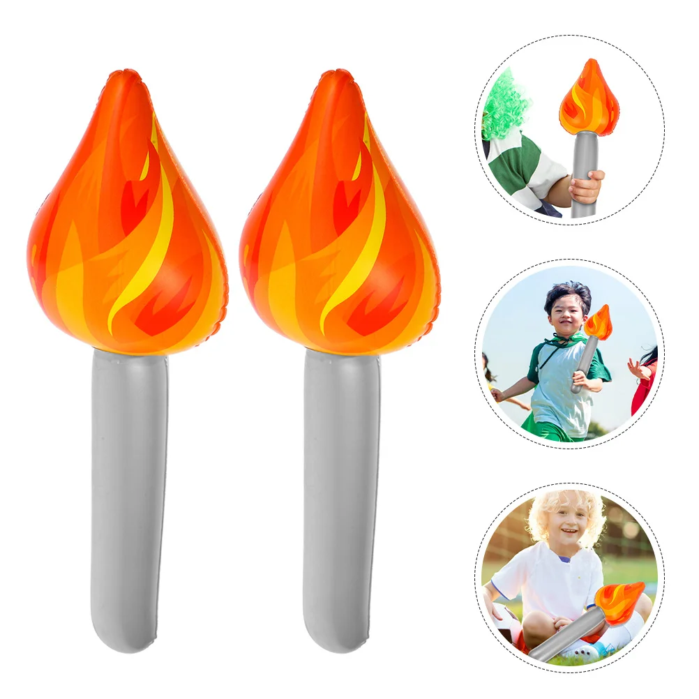 

3Pcs Inflatable Torch Artificial Light for Stage Performance Party Decor Sports Games Cosplay Props Outdoor Kids Activities